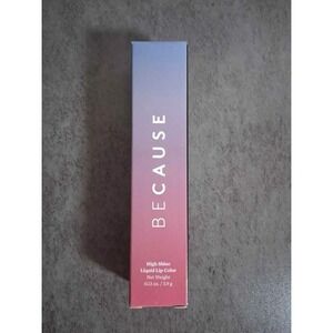 BECAUSE High Shine Liquid Lip Color Make It Magenta Glossy Pink 0.13oz New